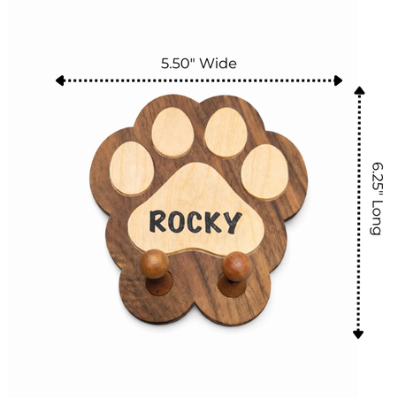 Customizable Engraved Wood Wall Organizer