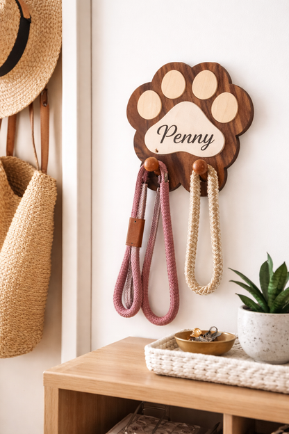 Customizable Engraved Wood Wall Organizer
