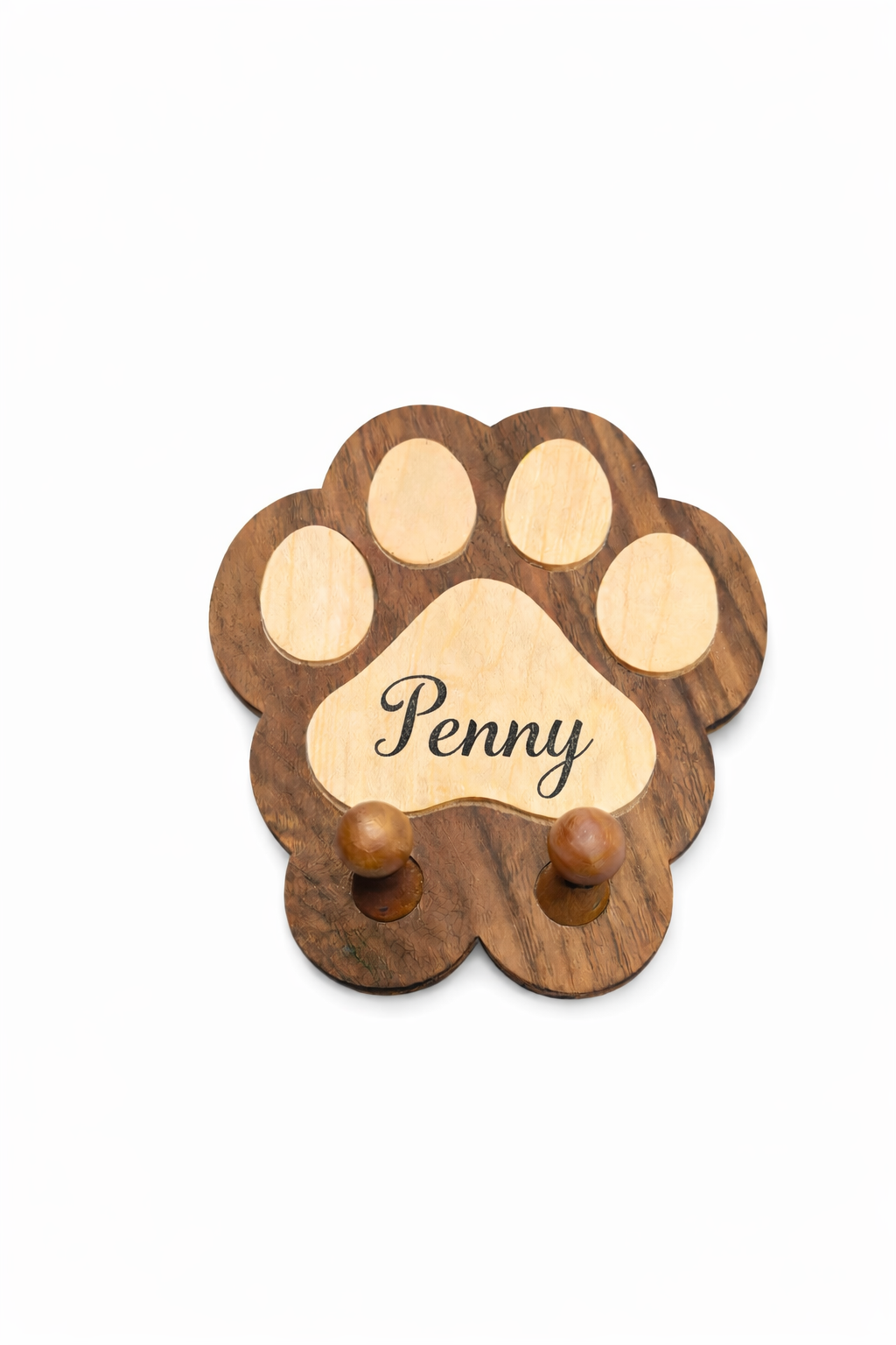 Customizable Engraved Wood Wall Organizer
