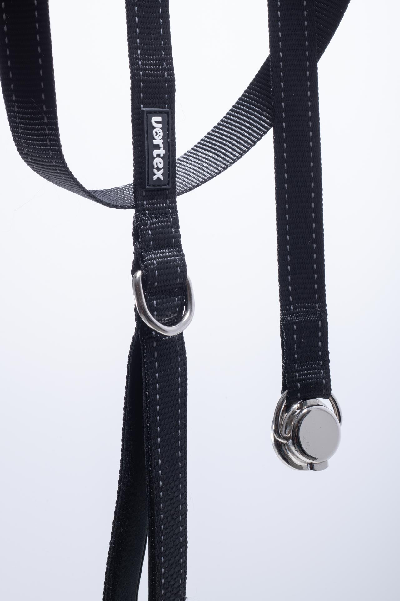 Vortex Aria Magnetic Harness & Leash Set - Midnight Black