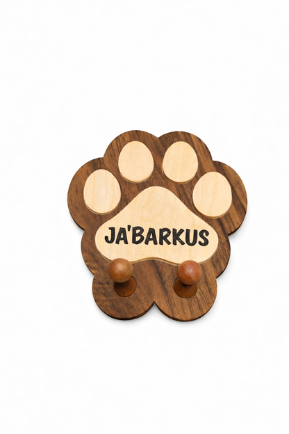 Customizable Engraved Wood Wall Organizer