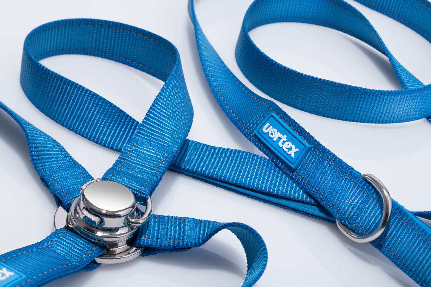 Vortex Aria Magnetic Harness & Leash Set - Midnight Black